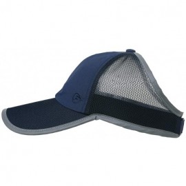 Baseball Caps Women Ponytail Baseball Bun Hat Cotton/Nylon/Mesh Quality Low Profile Adjustable - 00701_navy Blue - CW18R4S7XR...