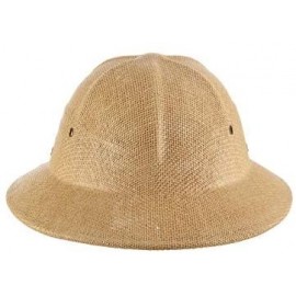 Sun Hats Global Trends Men's Fine Twisted Toyo Pith Helmet - Tan - CV117V4CW2T $32.13