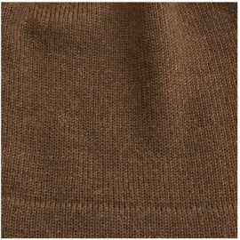 Skullies & Beanies 100% Alpaca Wool Knit Beanie Cap with Ear Flaps- Chullo Hat Women Men- One Size - Cocoa Brown - CI1890DN0O...