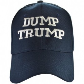 Baseball Caps Anti-Trump Hats (9 Styles) Fuck Trump/Dump Trump/Lock Him Up - Dump Trump Navy Blue - CL12NZW2A5S $14.80