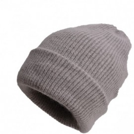 Skullies & Beanies Womens Cashmere Beanie Hat Ski Cap Slouchy Warm Winter Skull Y88 - Light Gray - CY186NCSNK3 $11.72