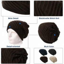 Newsboy Caps Unisex Knit Beanie Visor Cap Winter Hat Fleece Neck Scarf Set Ski Face Mask 55-61cm - 1044-black_ - CI18LL4WOS0 ...