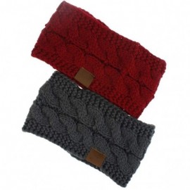 Cold Weather Headbands Women's Winter Headbands Cable Knitted Headbands- Chunky Ear Warmers Suitable for Daily Wear and Sport...