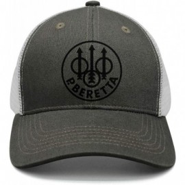 Baseball Caps Style Beretta-Logo- Snapback Hats Designer mesh Caps - Army-green-27 - C318RE5A89O $19.39