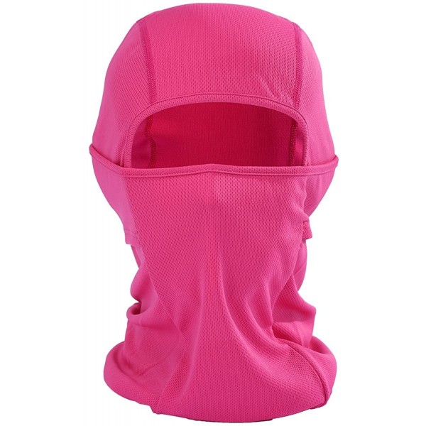 Balaclavas Balaclava Ski Mask - Face Cover for Cold Weather - Rose Red - CW12N8PT6C6 $11.75