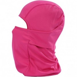 Balaclavas Balaclava Ski Mask - Face Cover for Cold Weather - Rose Red - CW12N8PT6C6 $11.75