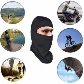 Balaclavas Summer Men Women Balaclavas Face Ski Mask Windproof Sports Outdoor - Black - C018XXUUTUM $10.34