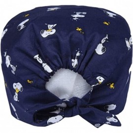 Skullies & Beanies Women's Printed Working Cap Bouffant Turban Adjustable Cap - Color 7 - CM19037I4NT $8.38