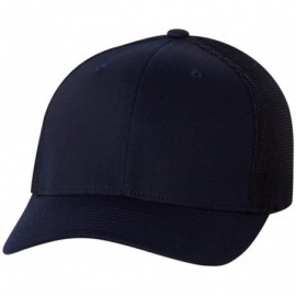 Baseball Caps 6-Panel Trucker Cap (6511) - Dark Navy - CC11OC0QD0H $18.52