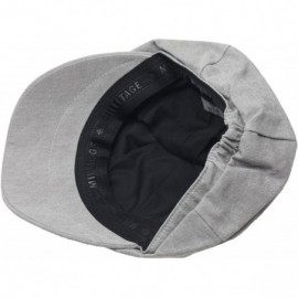 Baseball Caps New Wrinkles 6 Panel Basic Newsboy Cap Cabbie Flat Golf Gatsby Driving Hat - Light-gray - CN126PO5BRX $9.62