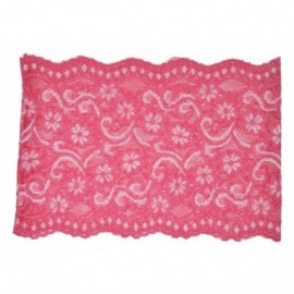 Headbands Women's Lace Under Hijab Headband Pink and White - Pink and White - CQ1267WOK6B $7.03