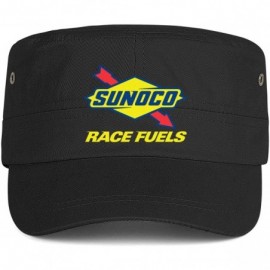 Baseball Caps Men Womens Military Caps Sunoco-Race-Fuels- Adjustable Cadet Army Caps Snapback Hats Flat Top Cap - Black-52 - ...