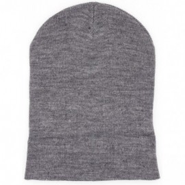 Skullies & Beanies Beanie Hat Warm Soft Winter Ski Knit Skull Cap for Men Women - Tc1kcbk- Gray - CI18L8EH99G $11.72