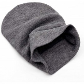 Skullies & Beanies Beanie Hat Warm Soft Winter Ski Knit Skull Cap for Men Women - Tc1kcbk- Gray - CI18L8EH99G $11.72