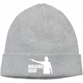 Skullies & Beanies Mens & Womens The Walking Dead Skull Beanie Hats Winter Knitted Caps Soft Warm Ski Hat Black - Gray - CP18...