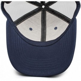 Baseball Caps Adjustable Sports Baseball hat for Men/Women 100% Cotton Nice 90s Cap - Navy-blue-9 - CA18N8W6U9O $15.87