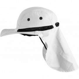 Sun Hats Headware Extreme Outdoor Condition Ear Neck Flap Protection Sun Hat - White - CB186EKWCSN $16.45