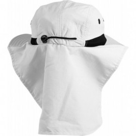 Sun Hats Headware Extreme Outdoor Condition Ear Neck Flap Protection Sun Hat - White - CB186EKWCSN $16.45
