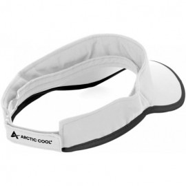 Visors Instant Cooling Visor Performance Tech Breathable UPF 50+ Sun Protection Moisture Wicking - Arctic White - CN18QI0OTRI...