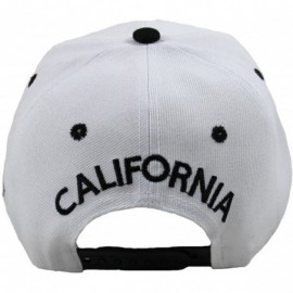 Baseball Caps California Republic Snapback Cap - White/Black - CV124GBG941 $15.92