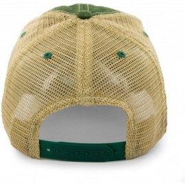 Baseball Caps Boston Shamrock Patch Dirty Water Mesh Trucker Hat - Green - C417YDA4RE3 $29.62