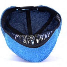 Baseball Caps Beaded Crystal Rhinestone Umbrella Design Glitter Cap - Turquoise - C01254BEA4H $14.33