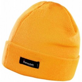 Skullies & Beanies Unisex Lightweight Thermal Winter Thinsulate Hat (3M 40g) - Black - CZ11HCND6T7 $8.82