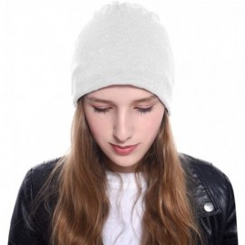 Skullies & Beanies New Messy Bun Ponytail Winter Beanie Hat for Women Slouchy Beanie with Hair Hole for Indoor and Running Sp...