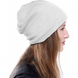 Skullies & Beanies New Messy Bun Ponytail Winter Beanie Hat for Women Slouchy Beanie with Hair Hole for Indoor and Running Sp...