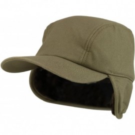 Baseball Caps Men's Duck Work Superior Cotton Winter Ball Cap with Earflap - Mushroom - CK189U37ILN $22.50