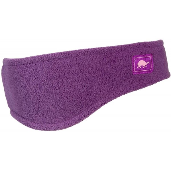 Cold Weather Headbands Chelonia 150 Classic Fleece Bang Band Shaped Headband - Lilac - CE18XTHYN4D $16.33