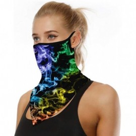 Balaclavas Seamless Bandana Triangle Face Scarf Ear Loops Neck Gaiter Cover- Motorcycle Face Bandana for Women Men - C3198KWR...