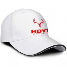 Baseball Caps Men Baseball Cap Fashion Adjustable Mesh Archery Red Dad Trucker Golf Hat - White - CH18A2WRZ25 $13.84