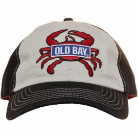 Baseball Caps Old Bay Seafood Seasoning Outline Crab Hat - CZ185IWGL62 $42.33