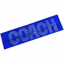 Headbands Coach Rhinestone Headband Great Gift - Royal Blue - CB11EZX11RB $11.31