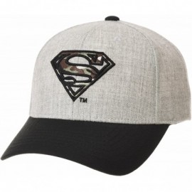 Baseball Caps Superman Shield Embroidery Baseball Cap AC3260 - Camogrey - C818M0X50AM $24.99