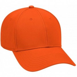 Baseball Caps 6 Panel Low Profile Superior Cotton Twill Cap - Orange - C2180D5YZ05 $12.05