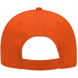 Baseball Caps 6 Panel Low Profile Superior Cotton Twill Cap - Orange - C2180D5YZ05 $12.05