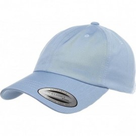 Baseball Caps Low Profile Cotton Twill (Dad Cap) - Light Blue - CD12DK3SMX7 $10.66