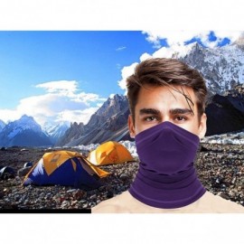 Balaclavas Summer Neck Gaiter Face Scarf/Face Cover/Bandana Neck Cover for Sun Hot Cycling Hiking Fishing - Violet - CD18YZNG...