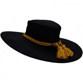 Cowboy Hats Brand Old School Official Party Chivalric Model 1858 Plainsman Hat - Yellow Cord Band - C418LMEYD9E $92.05