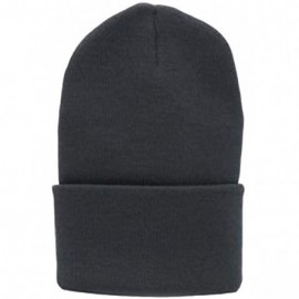 Skullies & Beanies Solid Winter Long Beanie (Comes in Many - Black - CL112KEZ84J $10.62