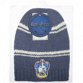 Skullies & Beanies Harry Potter Beanie Hat Knit Cap - Official - Slouchy Ravenclaw (Adult) - CP1875E0IIW $14.92