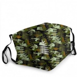 Balaclavas Hawaiian Tropical Printed Adjustable Face Mask - 16 Black - CC199GRGHHN $21.15