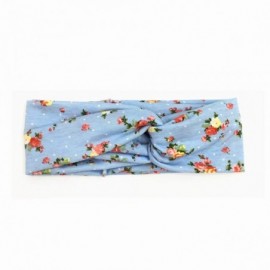 Headbands Women's Headbands Head Wrap Twisted Elastic Knot Hairbands for Women Girls- Boho- Floral- Fashion (4 Pack) - CM18WU...