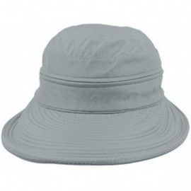 Sun Hats Women Wide Brim Visor Anti-UV Sun Protection 2 in 1 Summer Sun Hat Cap - Grey - CG12HEW0BN9 $12.67