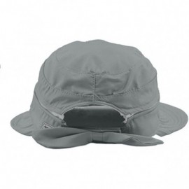 Sun Hats Women Wide Brim Visor Anti-UV Sun Protection 2 in 1 Summer Sun Hat Cap - Grey - CG12HEW0BN9 $12.67