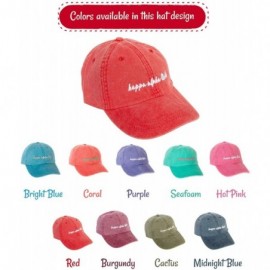 Baseball Caps Alpha Theta (N) Sorority Baseball Hat Cap Cursive Name Font Theta - Red - CH18SEWIGGK $24.56