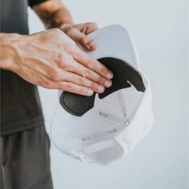 Baseball Caps Flexfit Trucker Hat for Men and Women - Breathable Mesh- Stretch Flex Fit Ballcap w/Hat Liner - Navy/White - CI...
