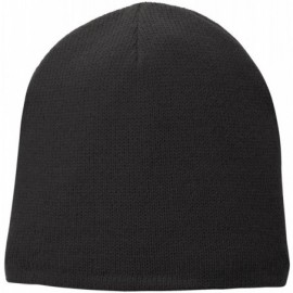 Skullies & Beanies Port & Company Unisex-adult Fleece-Lined Beanie Cap CP91L -Black OSFA - CK126B16HCX $10.61